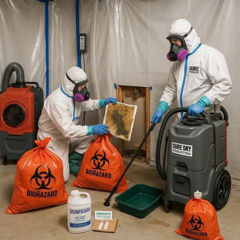 Contaminated Water Handling Protocols process in Mount Ayr, IA